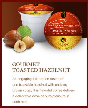 BrewKup Organo Gold Toasted Hazelnut Border